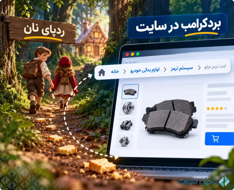 بردکرامب و کاربرد آن در طراحی سایت